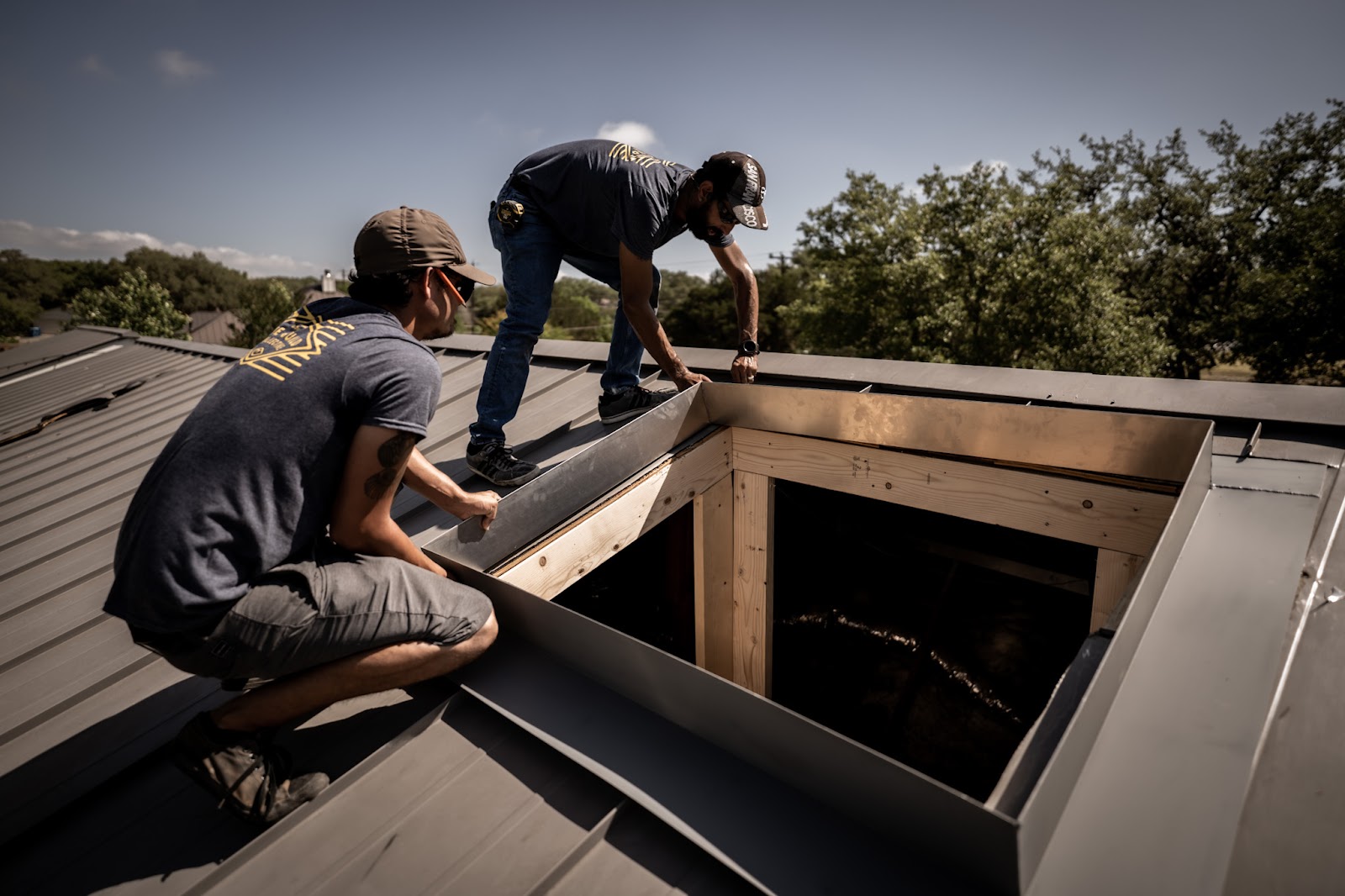 commercial roof installation